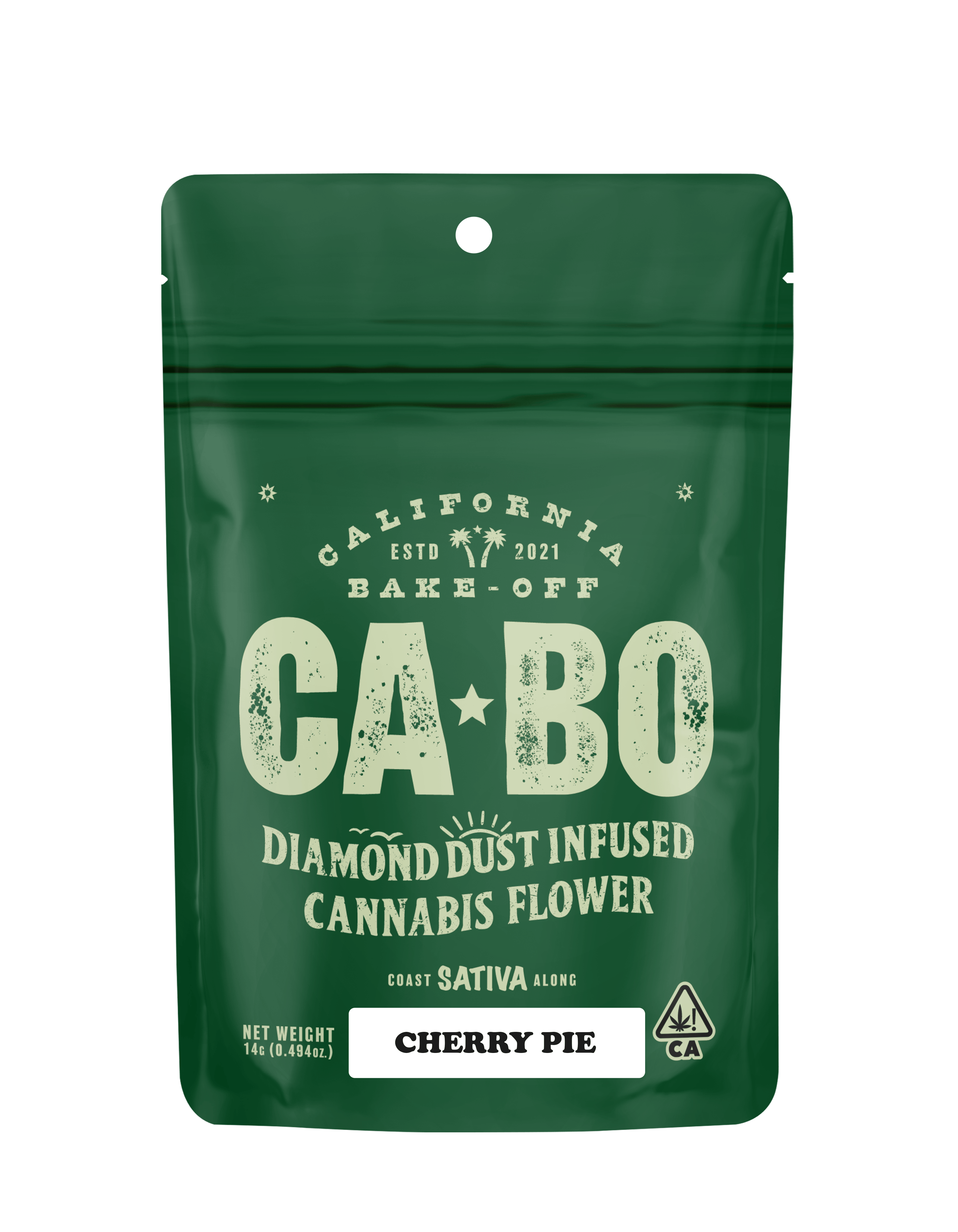 CABO - CABO Diamond Dust Infused 14g Flower - Cherry Pie - Sativa - 1