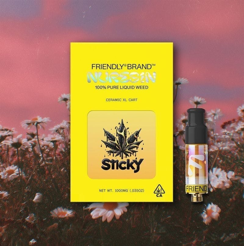 Friendly Brand - Friendly Brand x Sticky | Pink Lambo | Live Nuresin Cartridge | 1g - 1