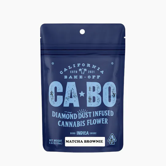 CABO - CABO Diamond Dust Infused 3.5g Flower - Matcha Brownie - Indica - 1
