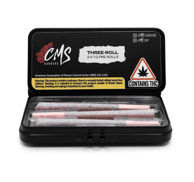 CMS Gardens - CMS Gardens - Cherry Rings Pre-Roll 1g 3pk - 1