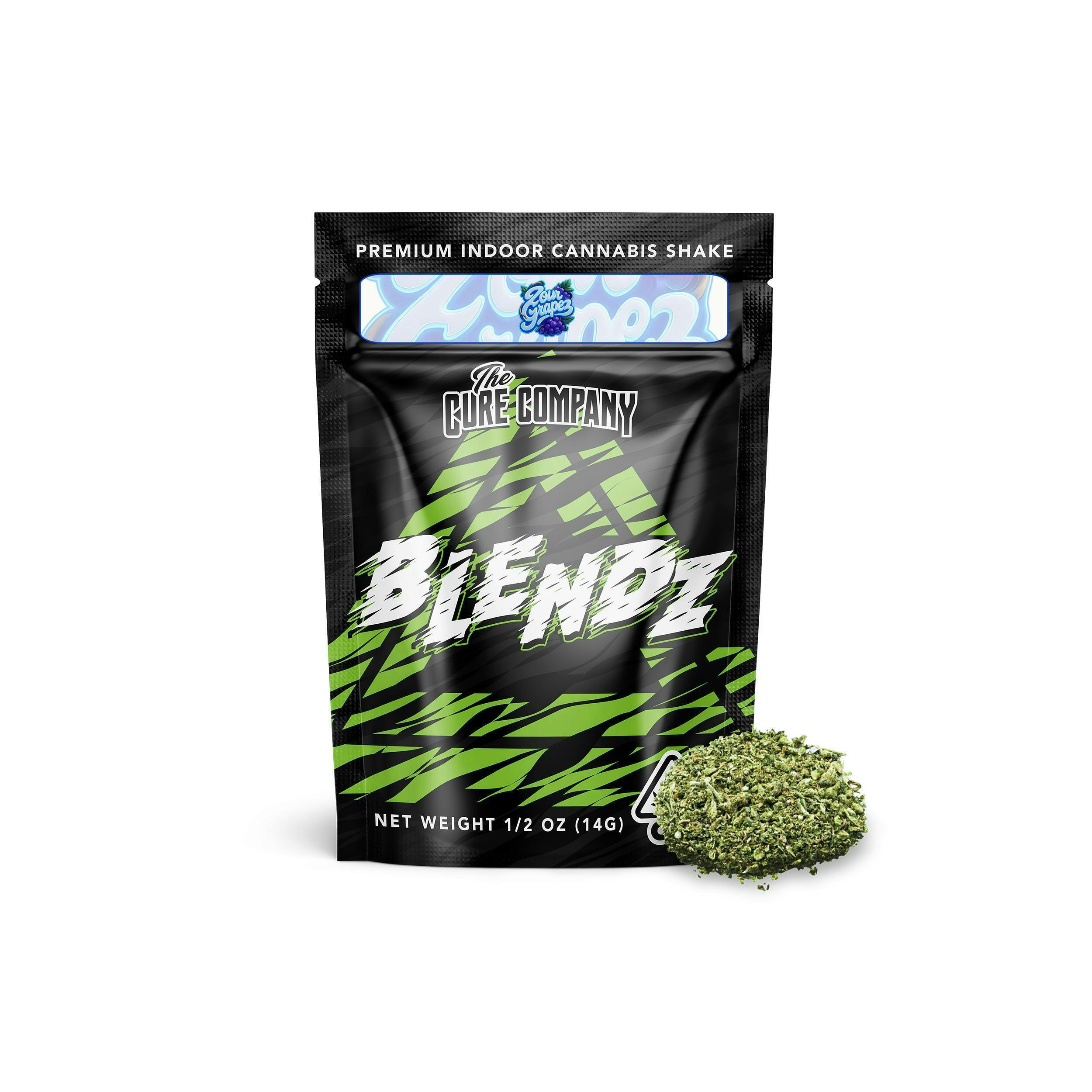 The Cure Company - The Cure Company | Blendz | Zour Grapez | Ground | 14g - 1