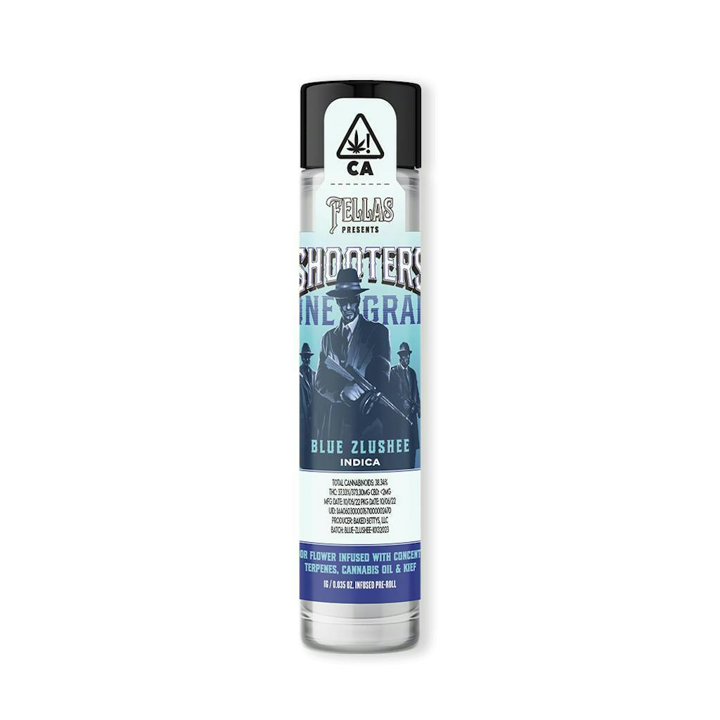 Fellas - Blue Zlushee – Shooters Infused – Baby – 5pk - 1