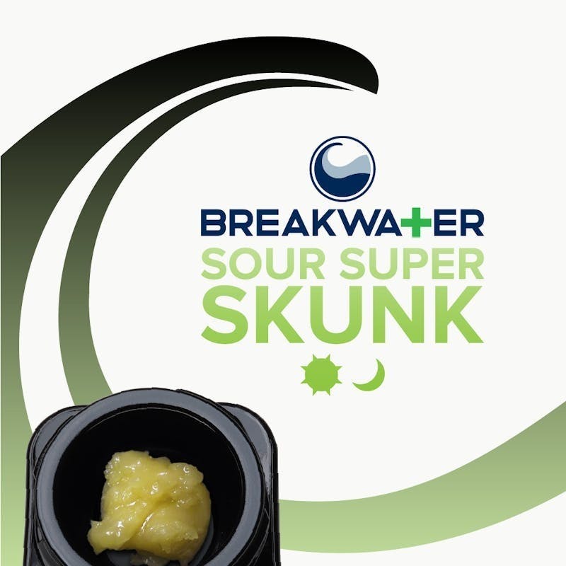 Breakwater - Sour Super Skunk | Live Hash Rosin 1g - 1