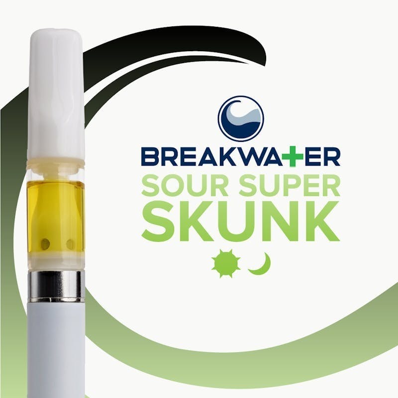 Breakwater - Sour Super Skunk | Live Hash Rosin Cartridge .5g - 1