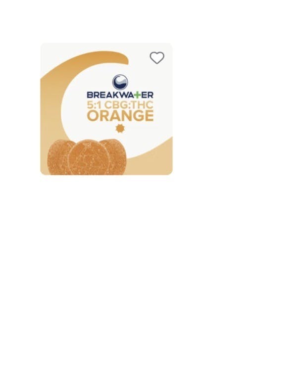 Breakwater - 5:1 CBG:THC | Orange | 10pk - 1