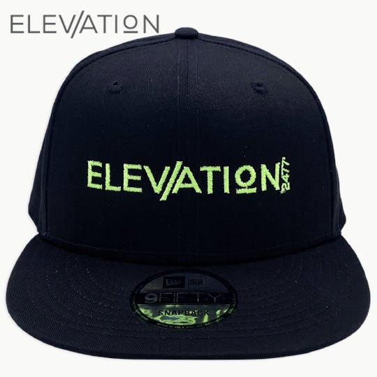 Elevation - Black Hat – 9Fifty Snap Back - 1