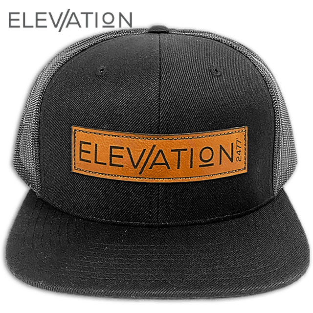 Elevation - Black Hat – Mesh / Twill – Snapback - 1