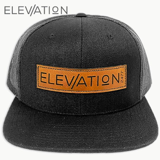 Elevation - Black Hat – Mesh / Twill – Snapback - 1
