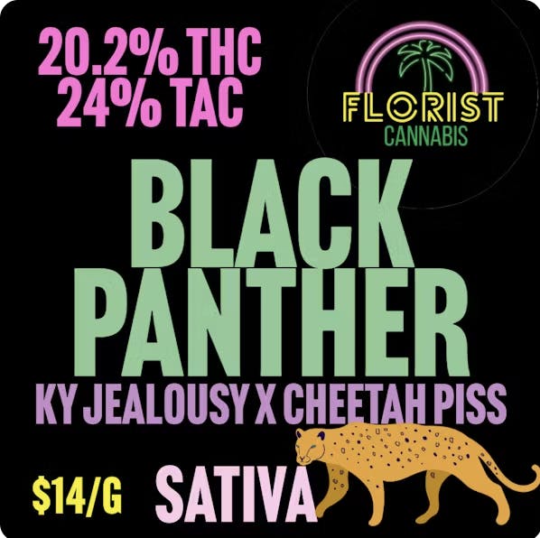 Florist Vt - Florist VT - Black Panther Flower 1g - 1