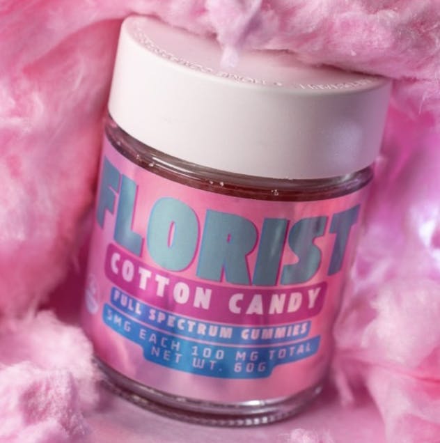 Florist Vt - Florist VT - Cotton Candy Gummies 100mg 20pk - 1