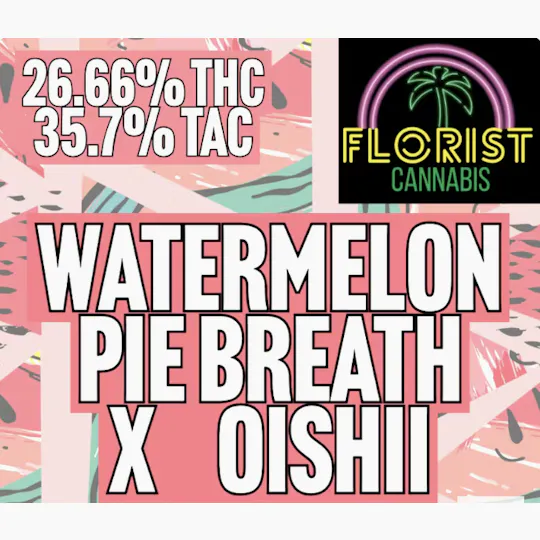 Florist Vt - Florist VT - Watermelon Pie Breath x Oishii Flower 3.5g - 1