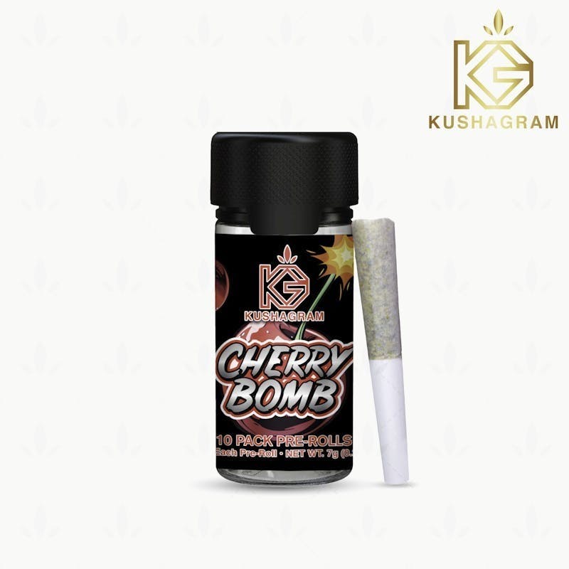 KUSHAGRAM - Cherry Bomb | Pre Roll 10pk | 7g - 1