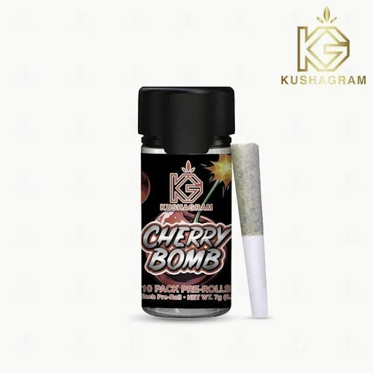 KUSHAGRAM - Cherry Bomb 10pk Pre Rolls - 7g - 1