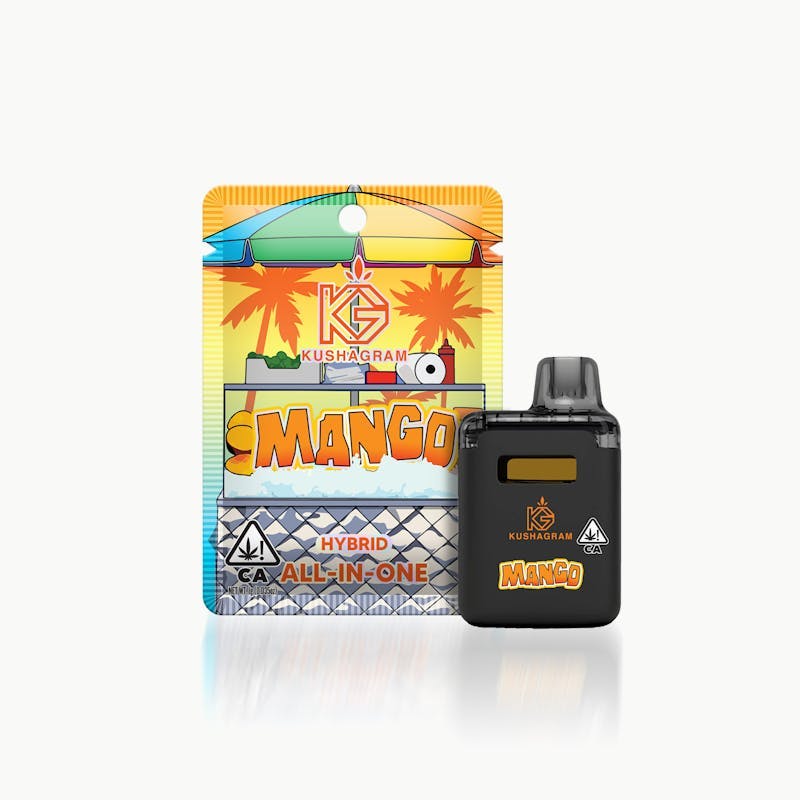 KUSHAGRAM - Mango AIO Vape 1g - 1