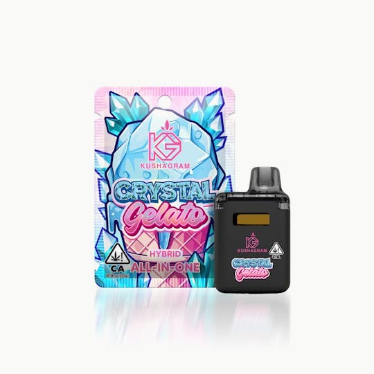 KUSHAGRAM - Crystal Gelato AIO Vape 1g - 1