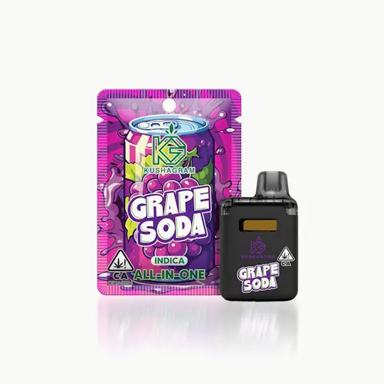 KUSHAGRAM - Grape Soda AIO Vape - 1g - 1