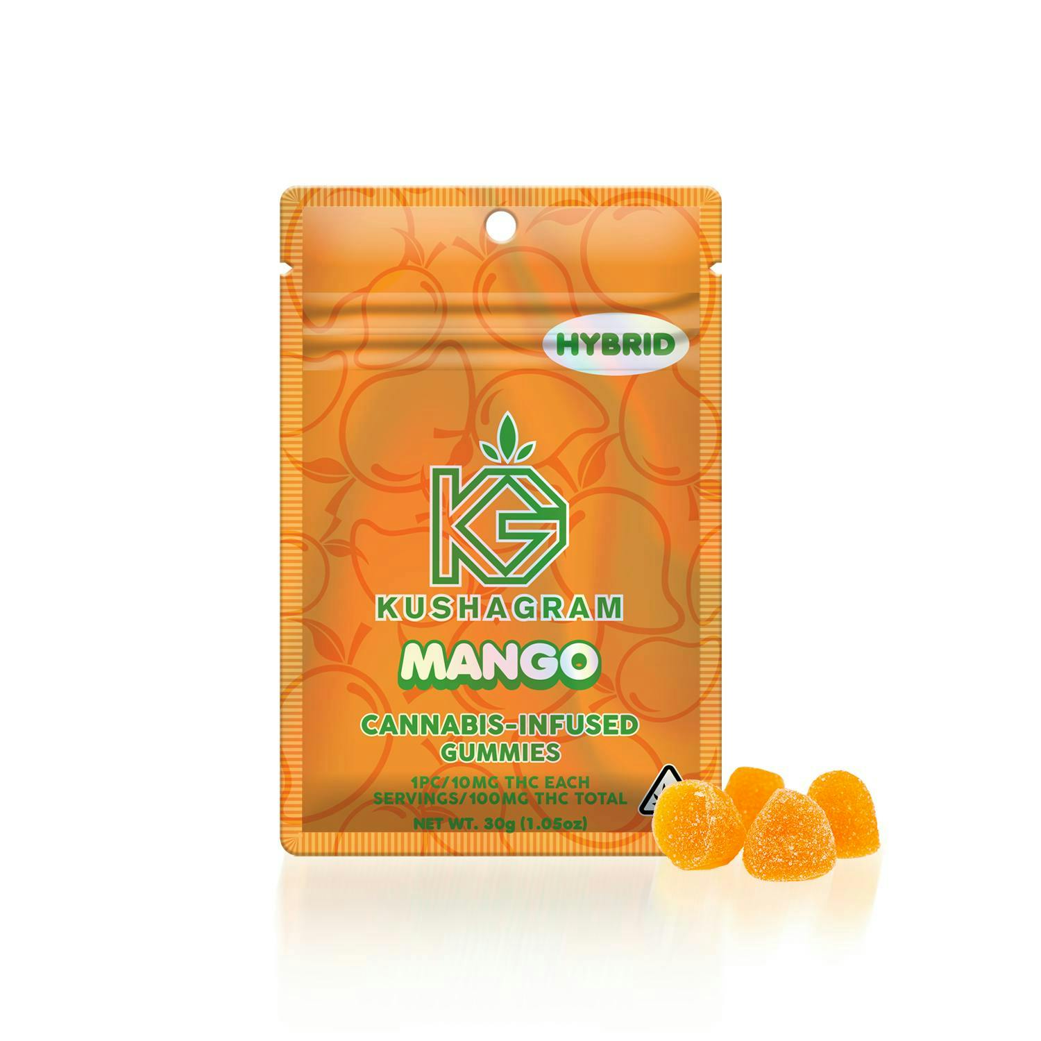 KUSHAGRAM - Mango Gummies - 100mg - 1