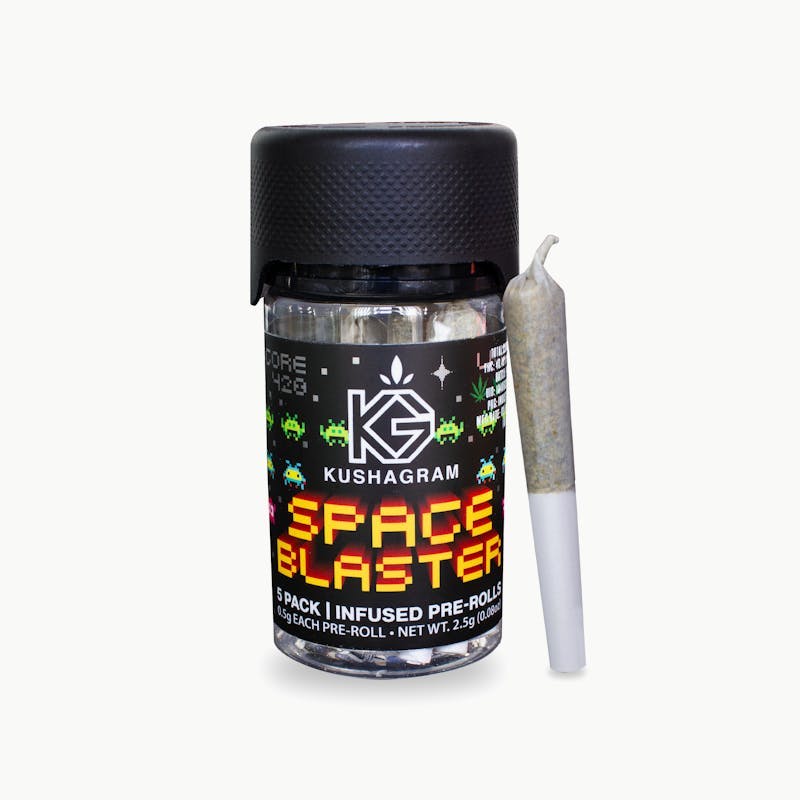 KUSHAGRAM - Space Blaster | Infused Pre Roll 5pk | 7g - 1