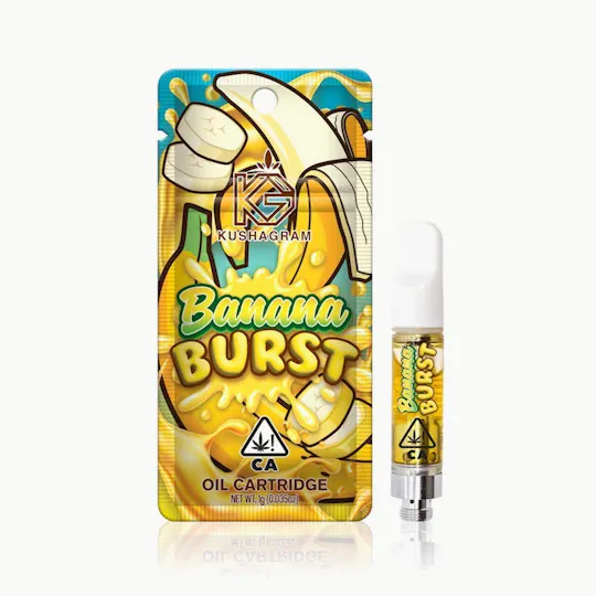 KUSHAGRAM - Banana Burst Premium Cartridge - 1g - 1