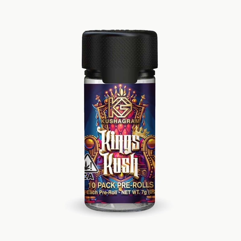 KUSHAGRAM - Kings Kush | Pre Roll 10pk | 7g - 1