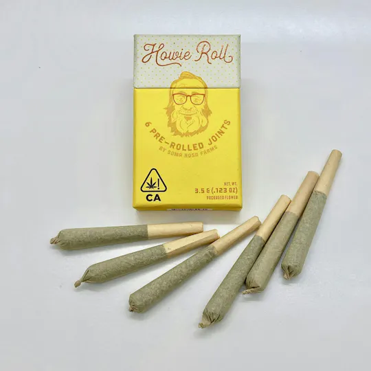Howie Roll - Howie Roll | Lemon Pie | Joints | 0.6g ea | 6pk - 1