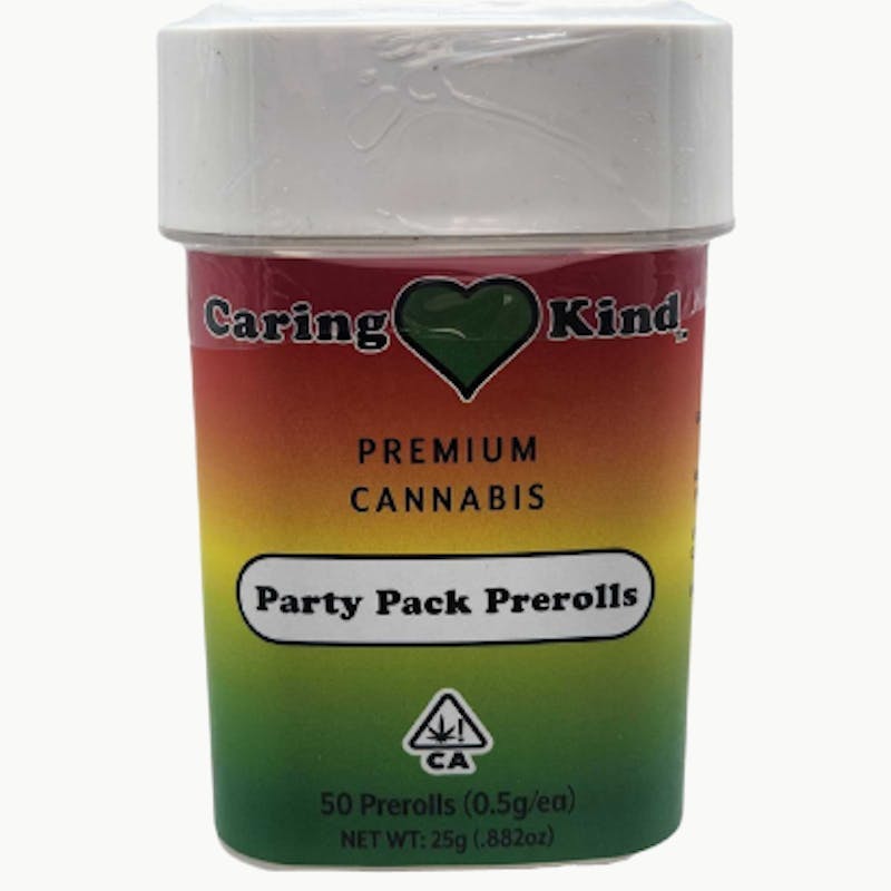 Caring Kind - Green Crack - Pre Roll Party Pack 25g - 50pk - 1