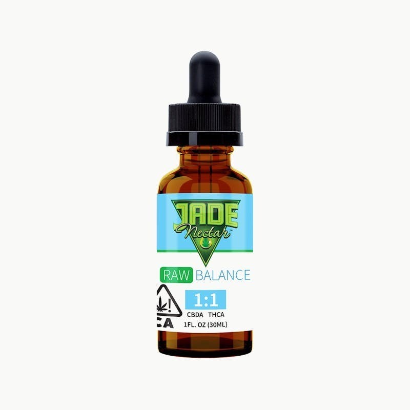 Jade Nectar - Tincture – Raw 1:1 Balance (650mg) - 1