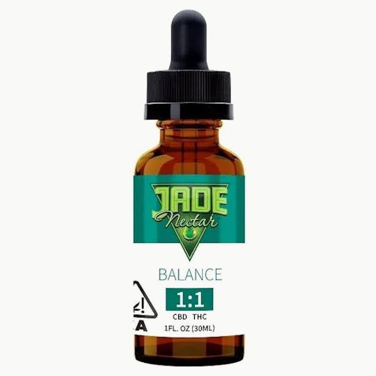 Jade Nectar - Balance 1:1 CBD:THC Drops Tincture - 1