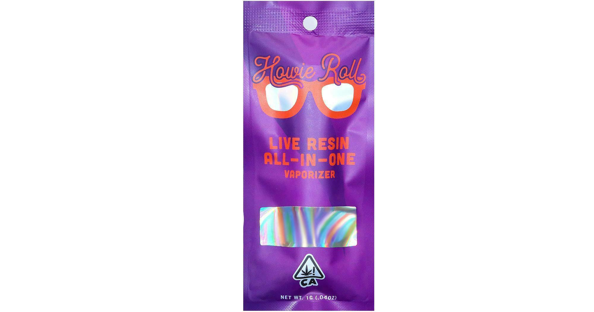 Howie Roll - Howie Roll | Orange Elixir | Live Resin Disposable | 1g - 1