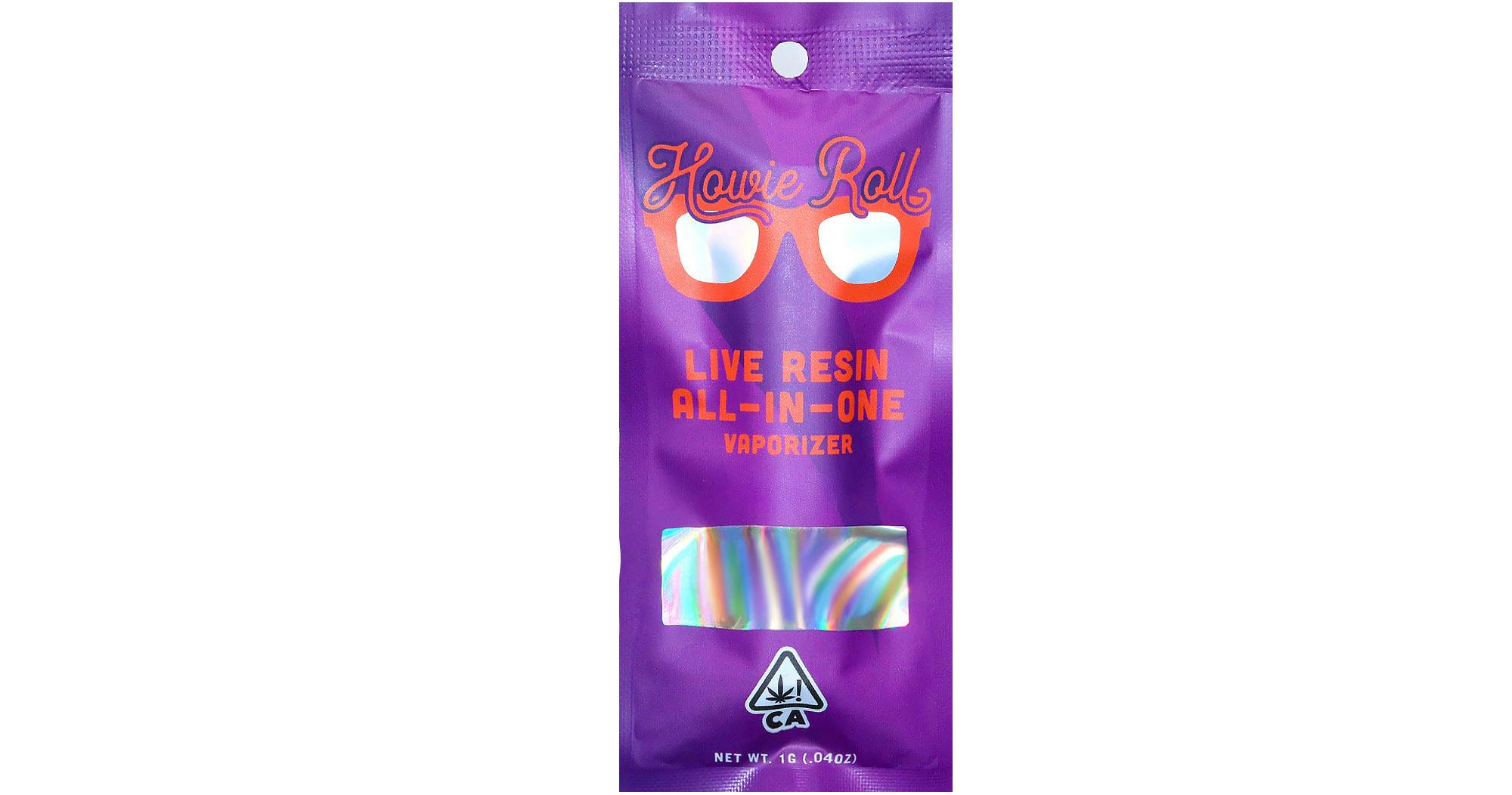 Howie Roll - Howie Roll - Lemon Cherry Gelato 1g Live Resin All-In-One - 1