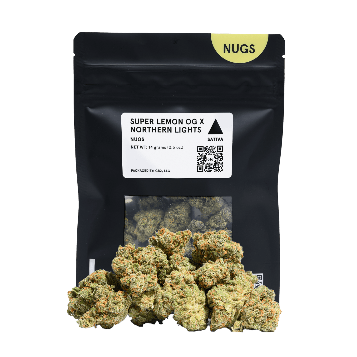 lolo - lolo | Super Lemon OG × Northern Lights | Indoor Nugs | 14g - 1