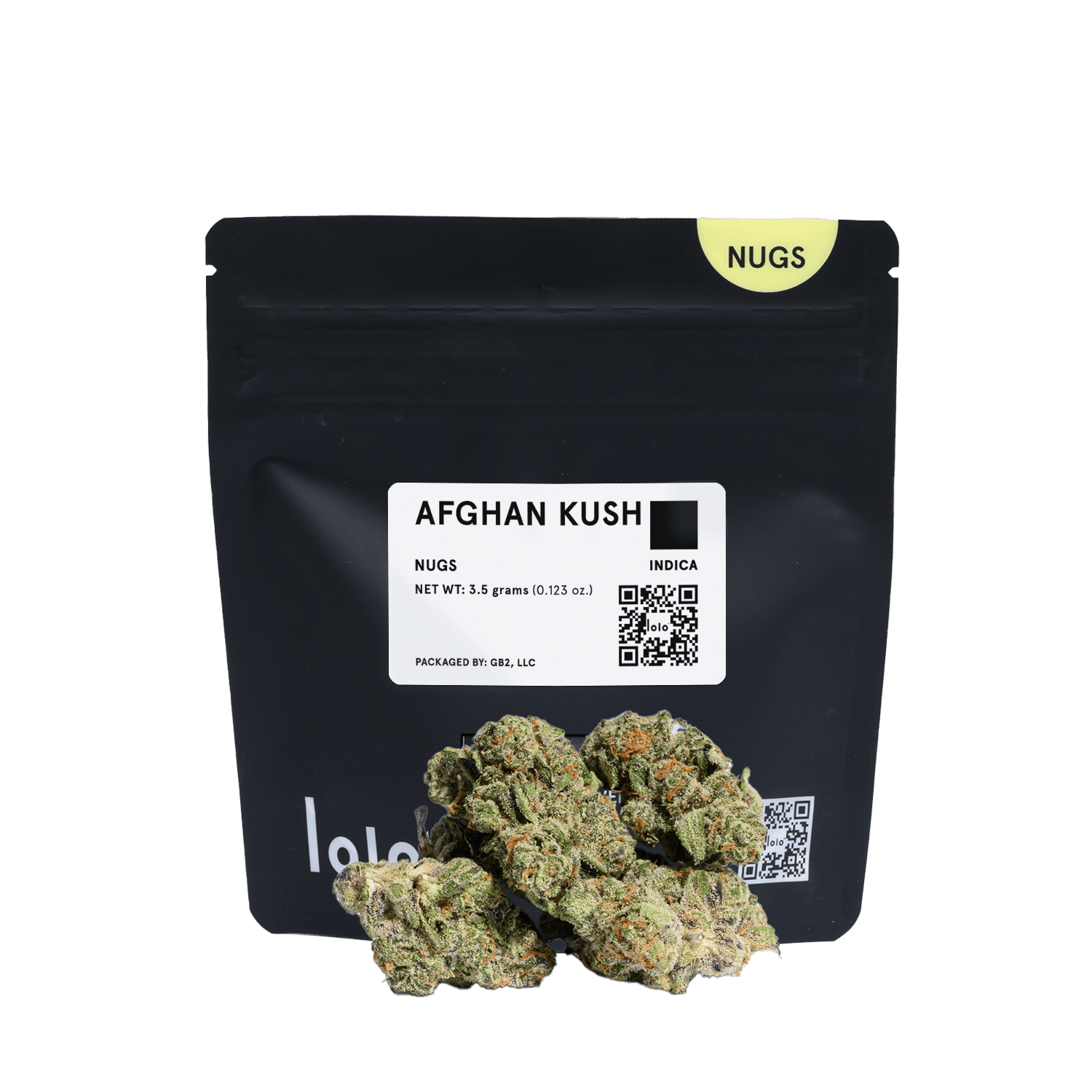 lolo - lolo | Afghan Kush | Indoor Nugs | 3.5g - 1