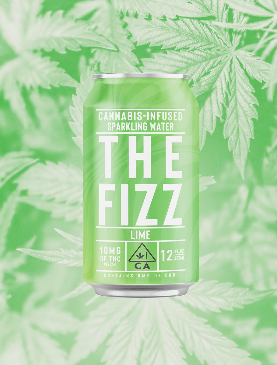 The Fizz - Lime – THC Sparkling Water – 10mg - 1