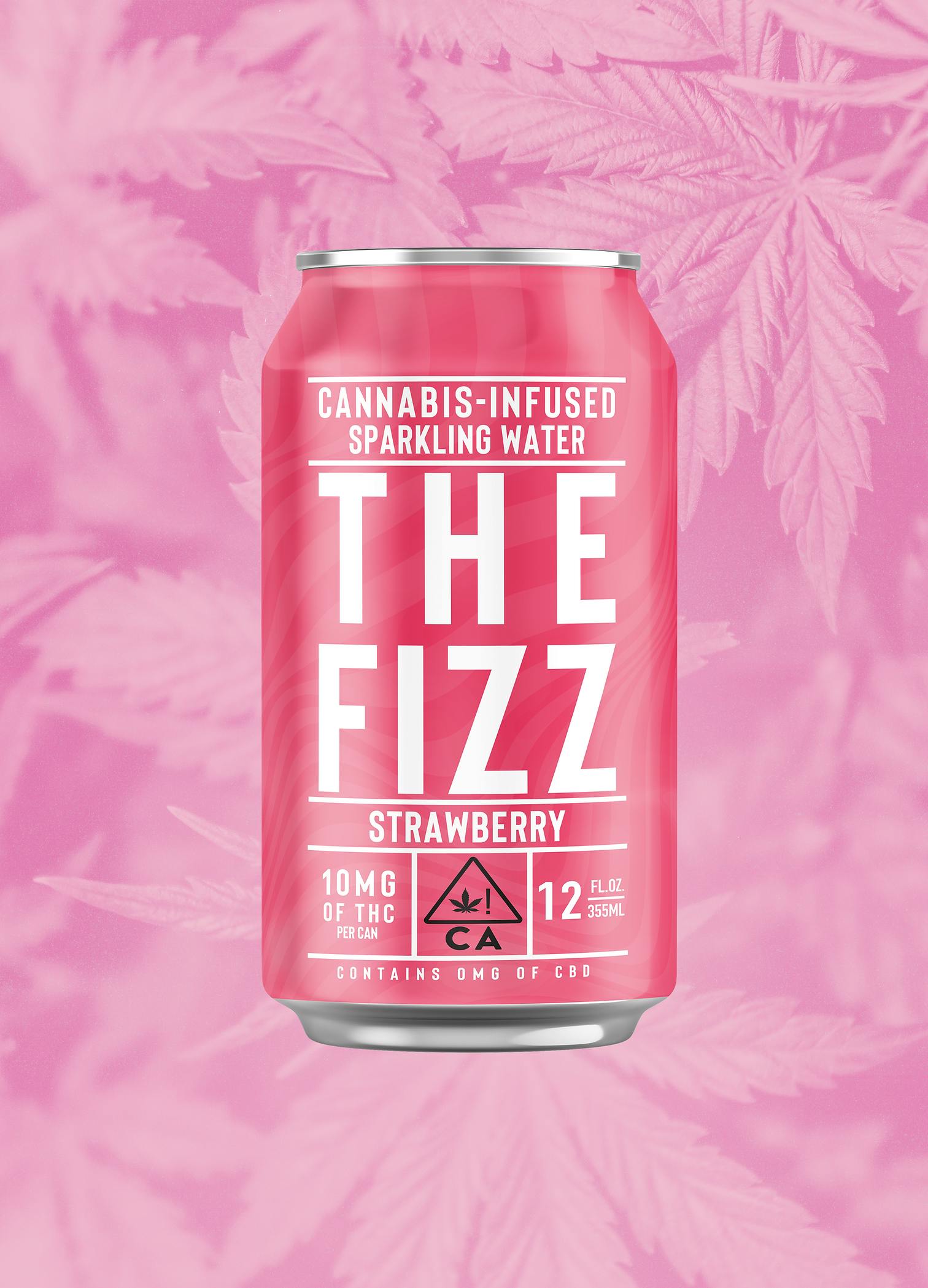 The Fizz - Strawberry – THC Sparkling Water – 10mg - 1