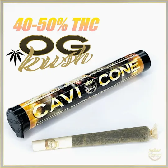 Caviar Gold - Cavi Cone | Infused Pre-Roll | Original Gangsta | 1.3g - 1