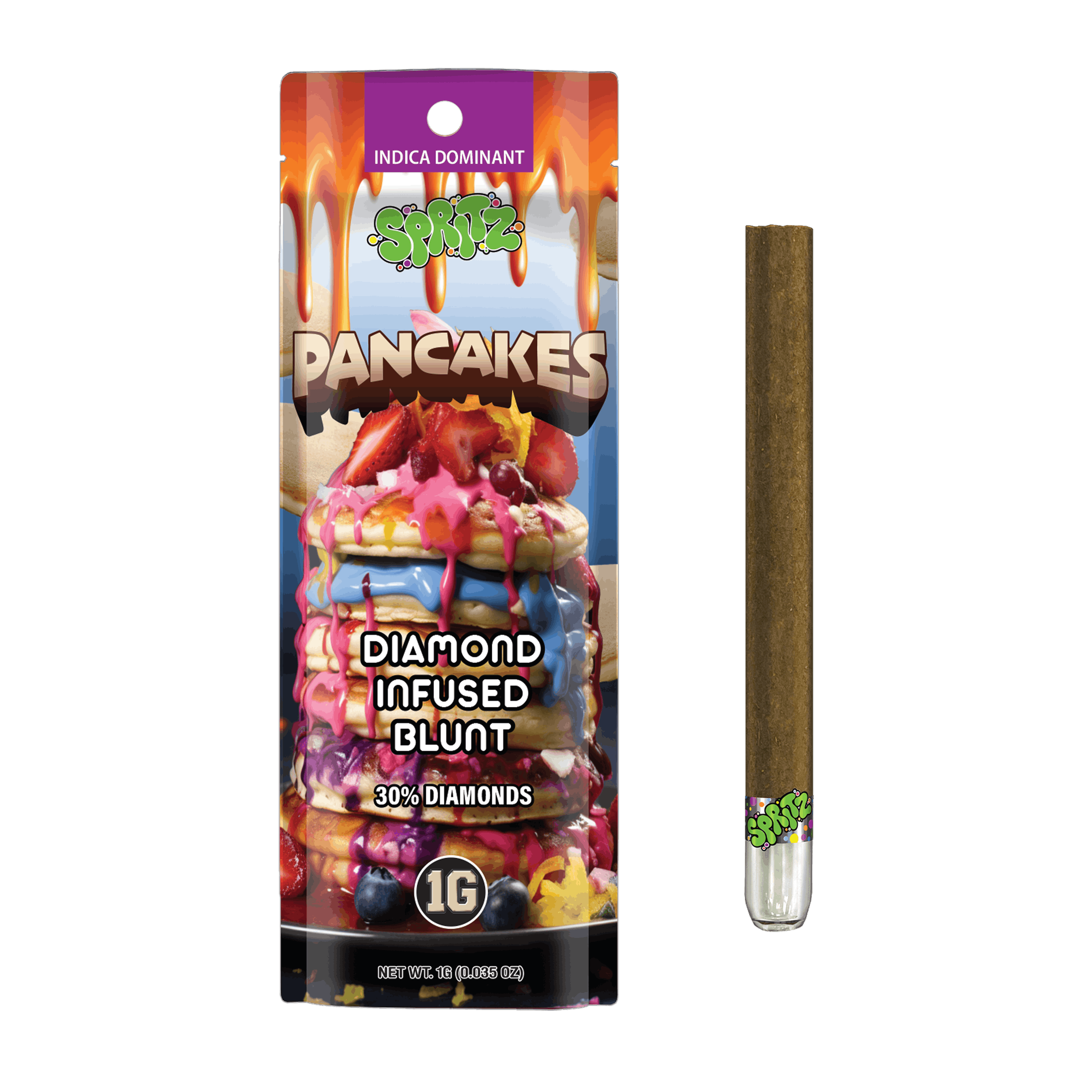 Spritz - Pancakes | Infused Pre Roll Blunt 1g - 1