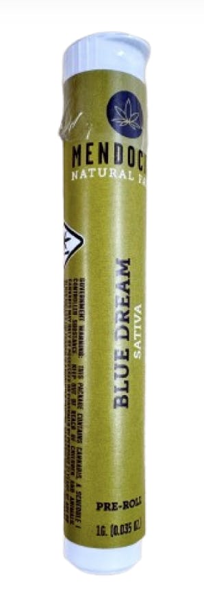 mendocino natural farms - Mendocino Natural Farms - Blue Dream Pre-Roll 1g - 1