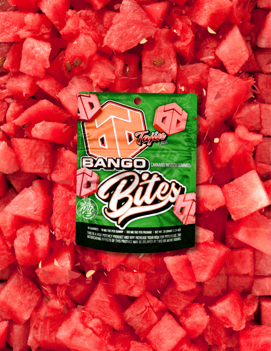 Bango Distribution - Bango Bites | Watermelon Tajin Gummies | 100mg | 10ct | 10mg/ea - 1