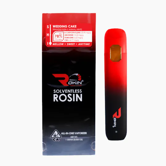 Rokin Cannabis - Rokin - Redline Rosin - Wedding Cake - AIO 1.0g - 1