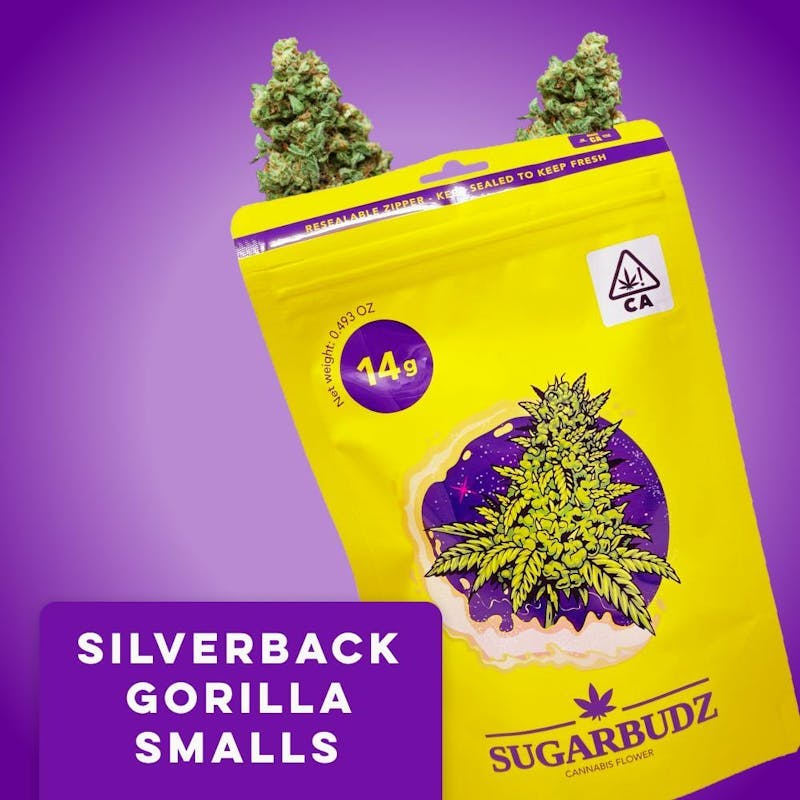 SugarBudz - SugarBudz - Silverback Gorilla Smalls Flower 14g - 1