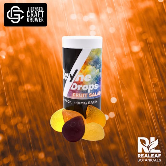 Realeaf Botanicals - Rayne Drops Fruit Salad Gummies 4-pack - 40mg - 1