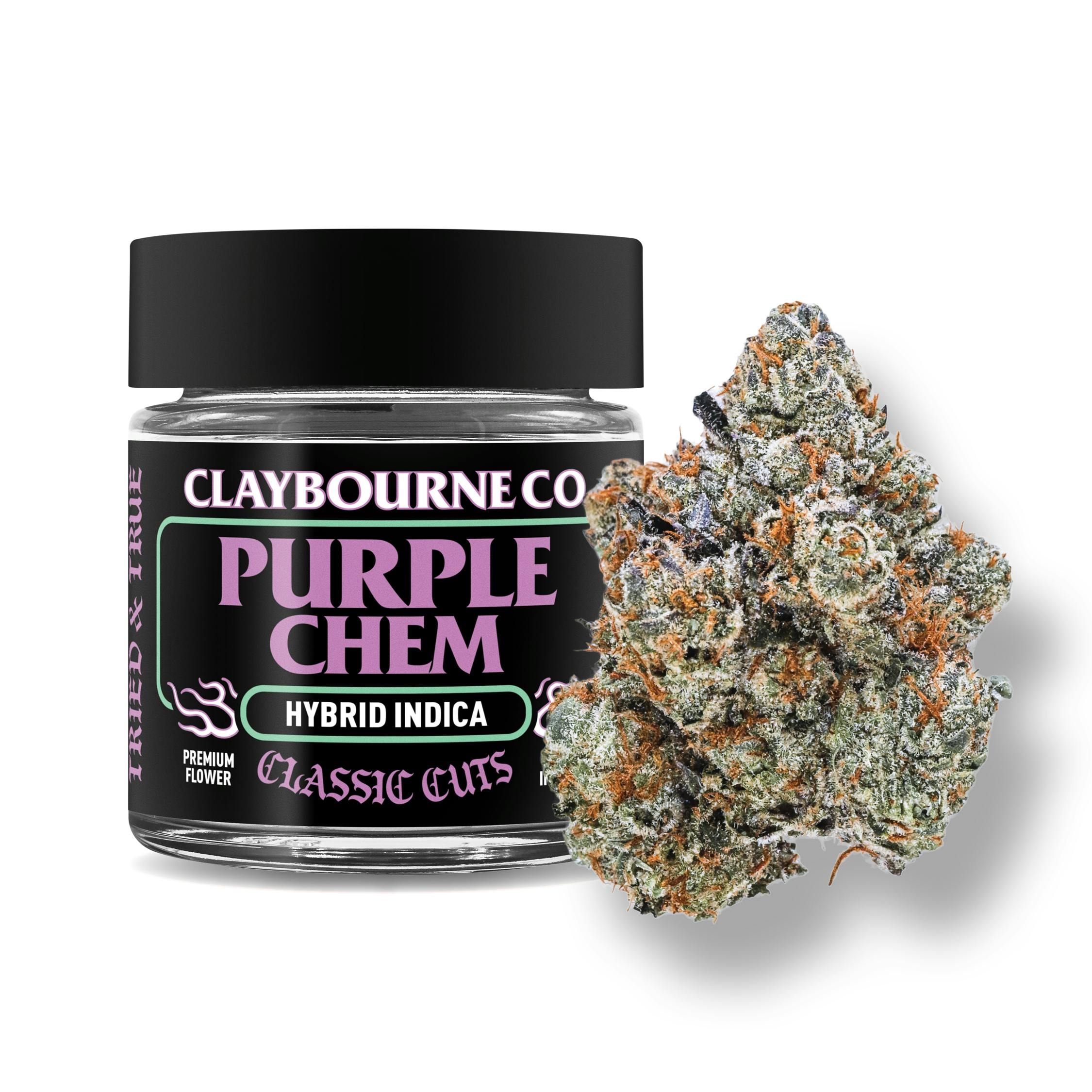 Claybourne Co. - Purple Chem (3.5g) - Classic Cuts - 1