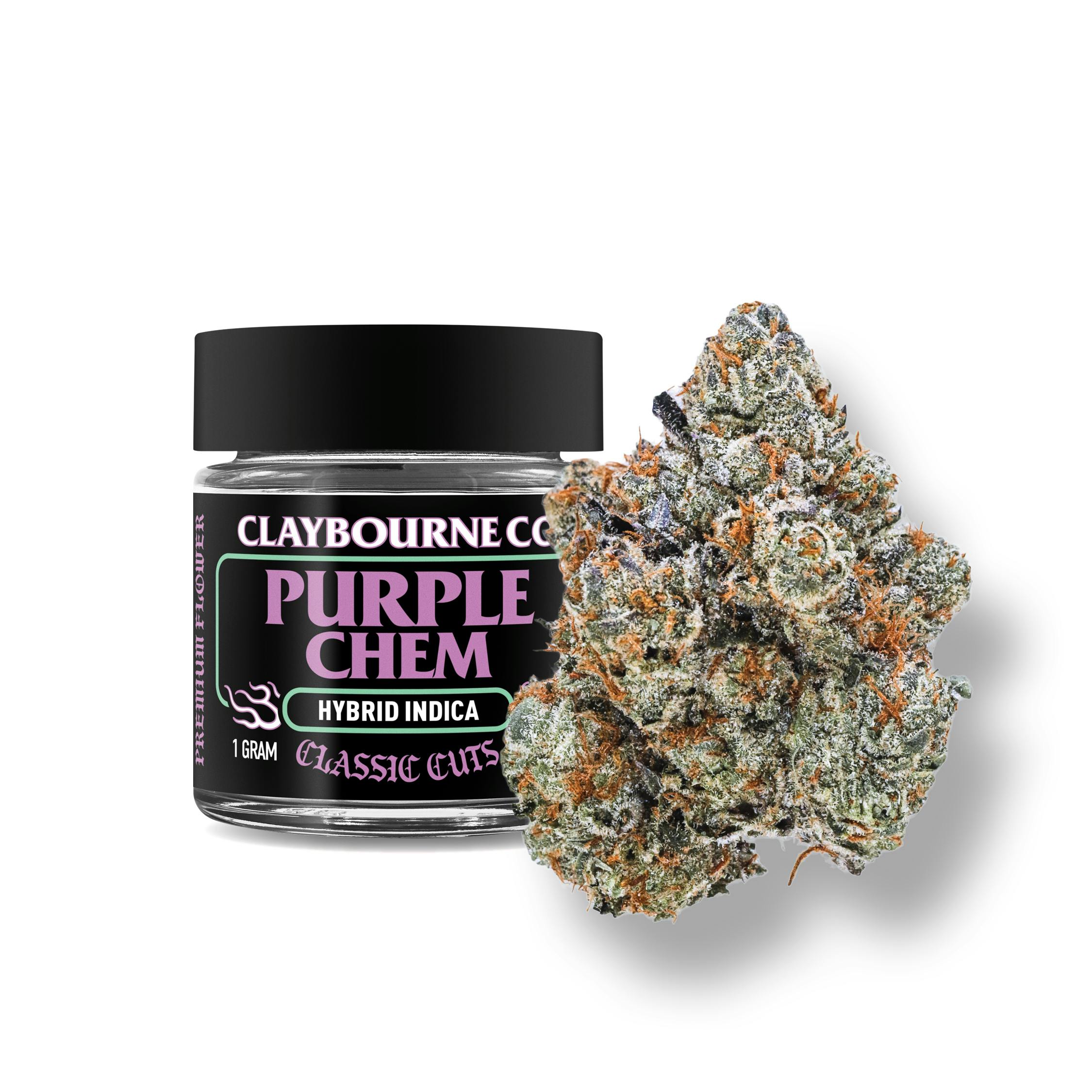 Claybourne Co. - Purple Chem (1g) - Classic Cuts - 1