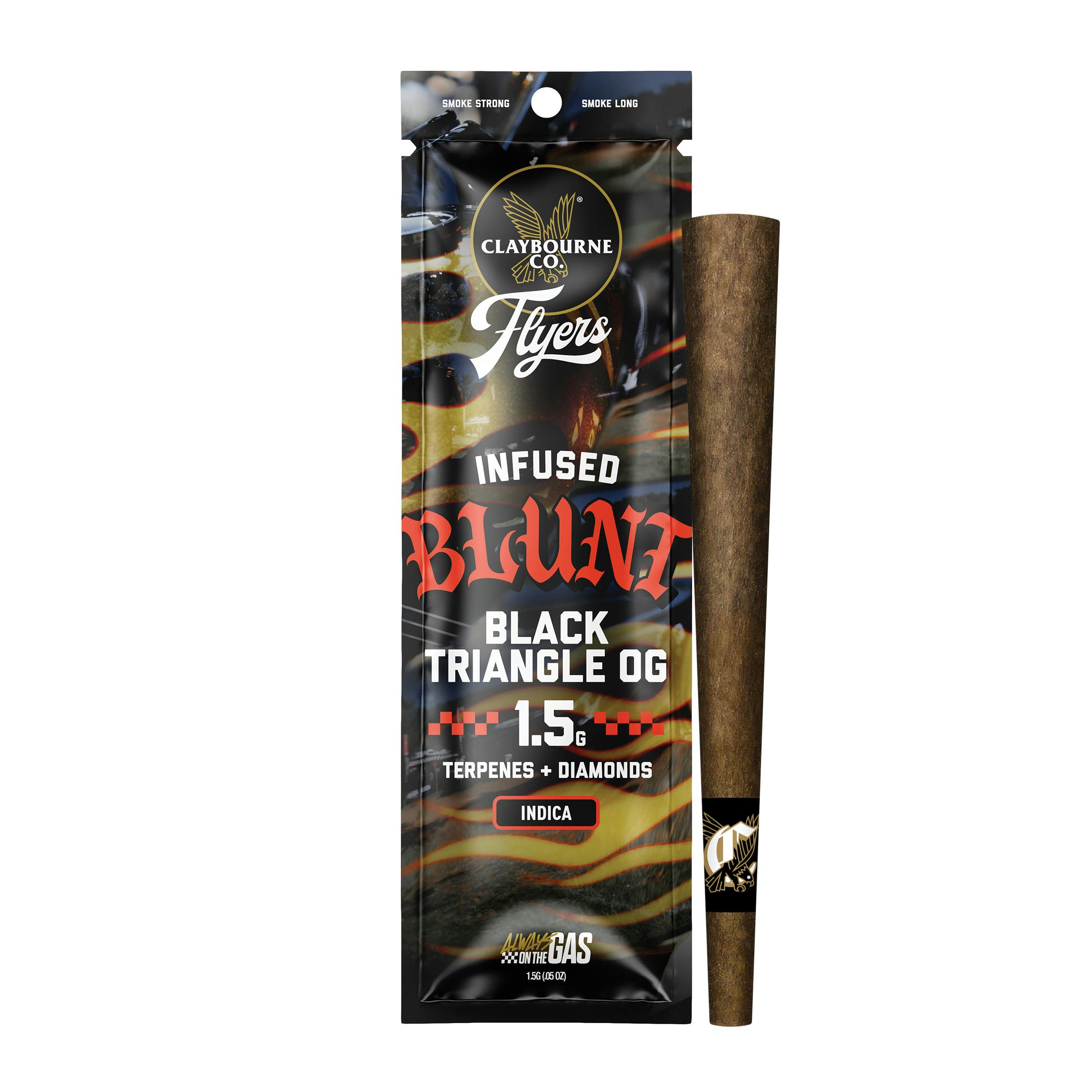 Claybourne Co. - Black Triangle OG (1.5g) - Flyers Infused Blunt - 1