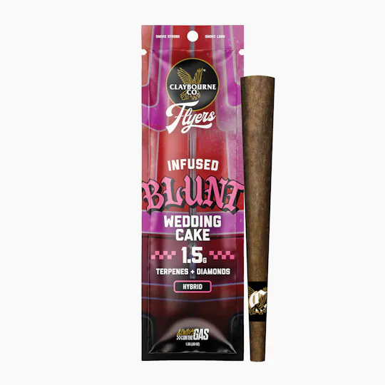 Claybourne Co. - Wedding Cake (1.5g) - Flyers Infused Blunt - 1