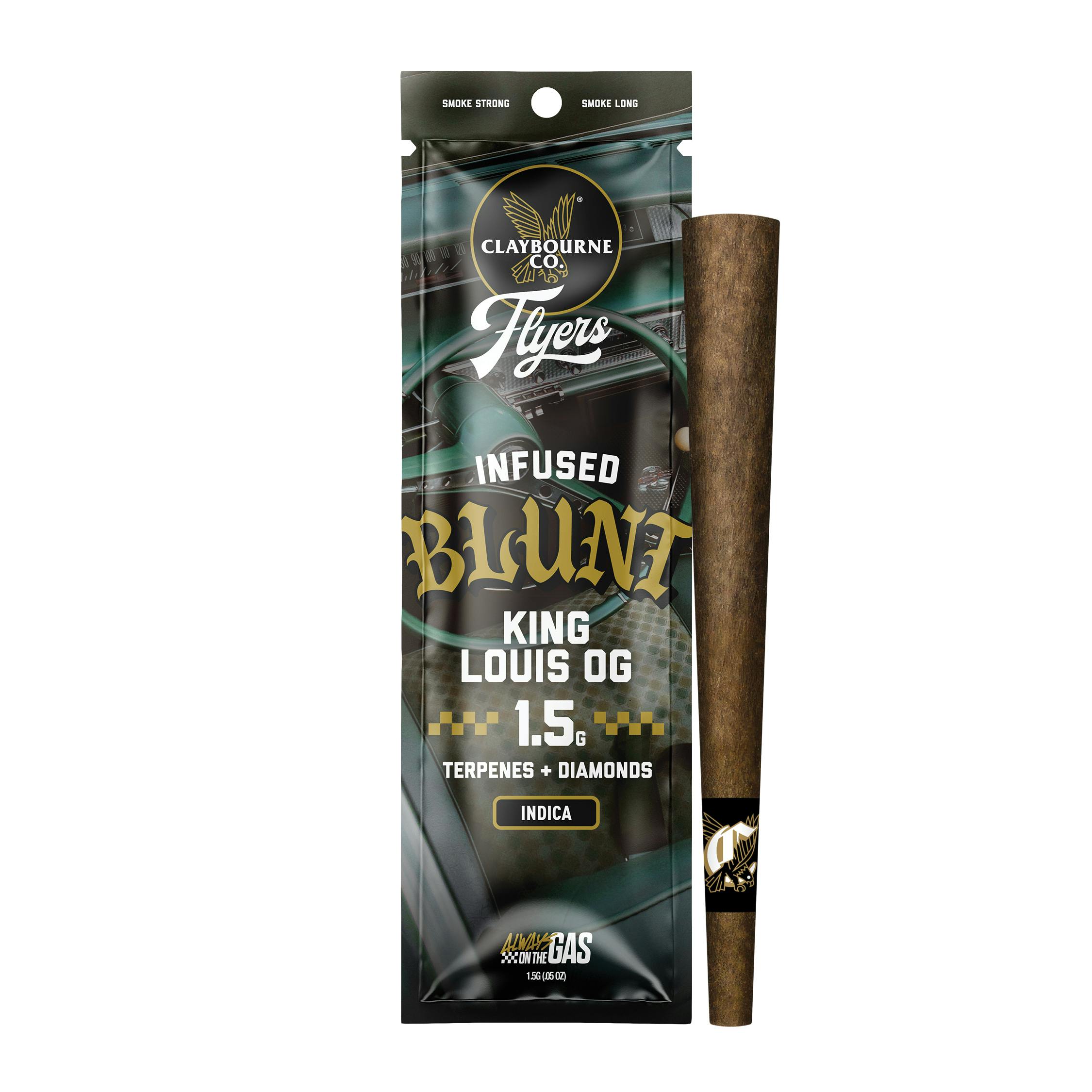 Claybourne Co. - King Louis OG (1.5g) - Flyers Infused Blunt - 1