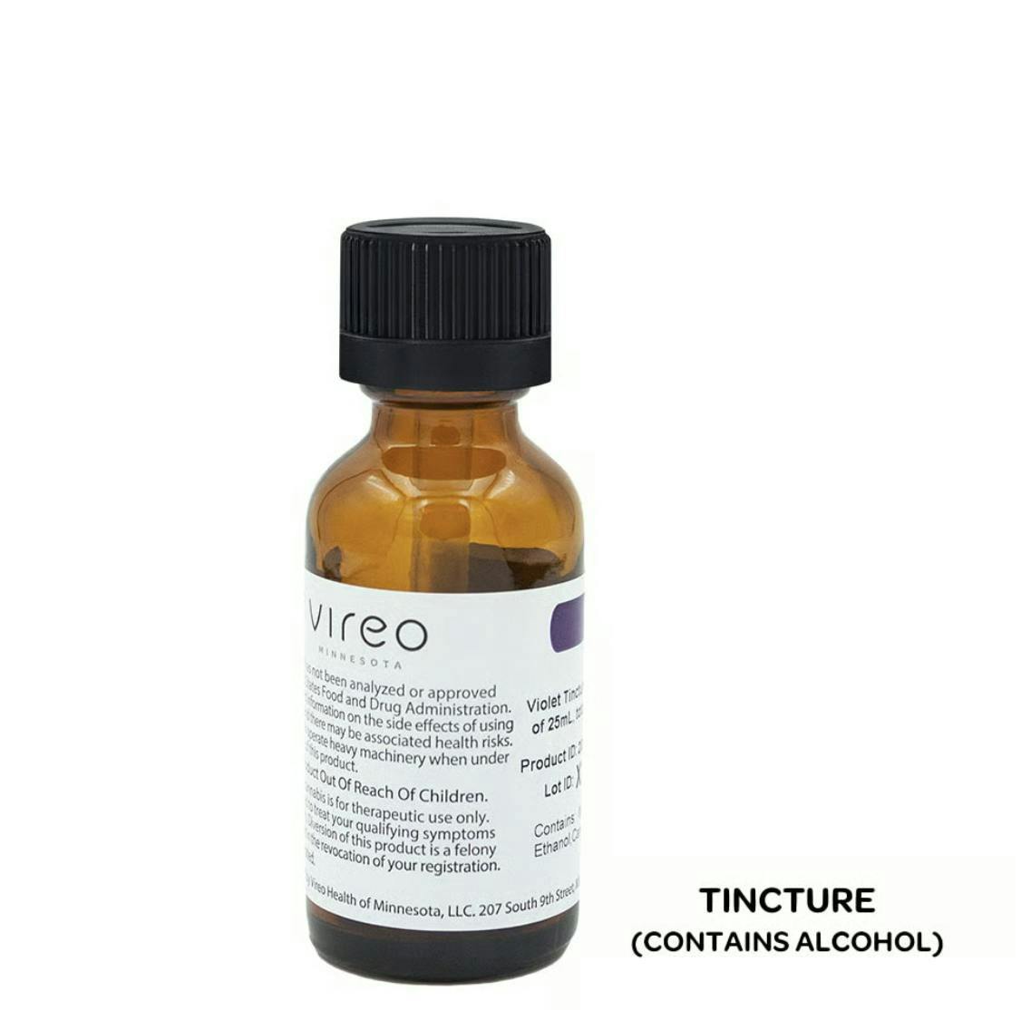Vireo - Violet | Tincture | 2500mg CBD | 25ml - 1