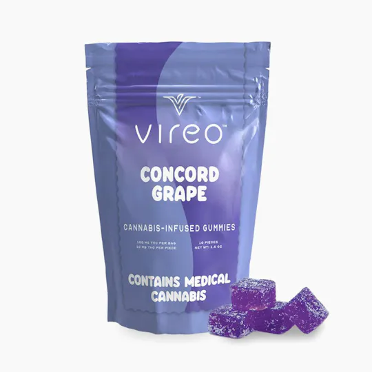 Vireo - Concord Grape Gummies | 200mg | 20ct | 10mg/ea - 1