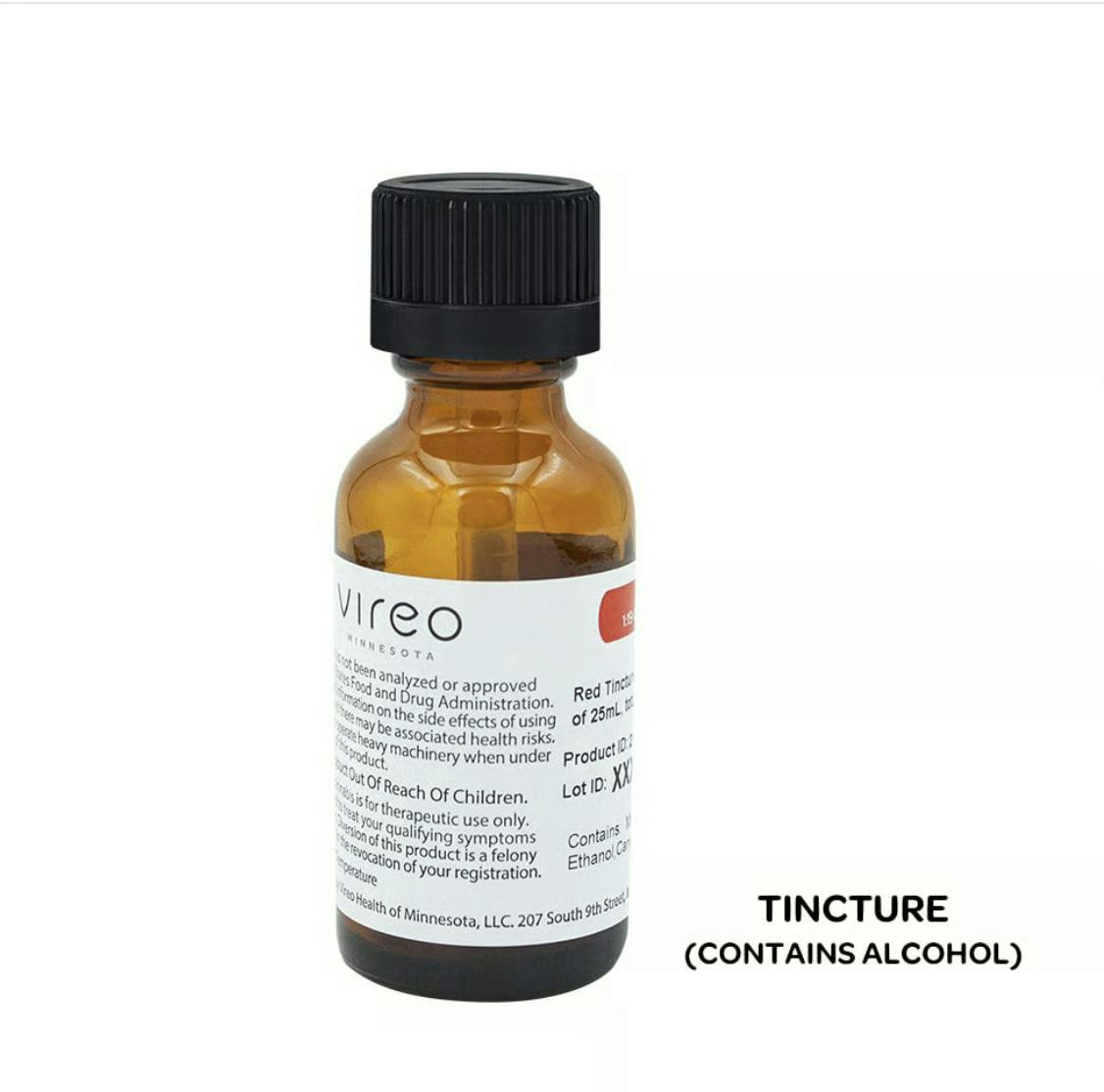 Vireo - Red | 19:1 Tincture | 625mg THC | 25ml - 1