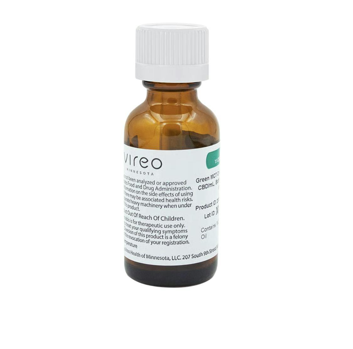 Vireo - Green | 1:1 Oral Solution | THC:CBD 625mg:625mg | 25ml - 1